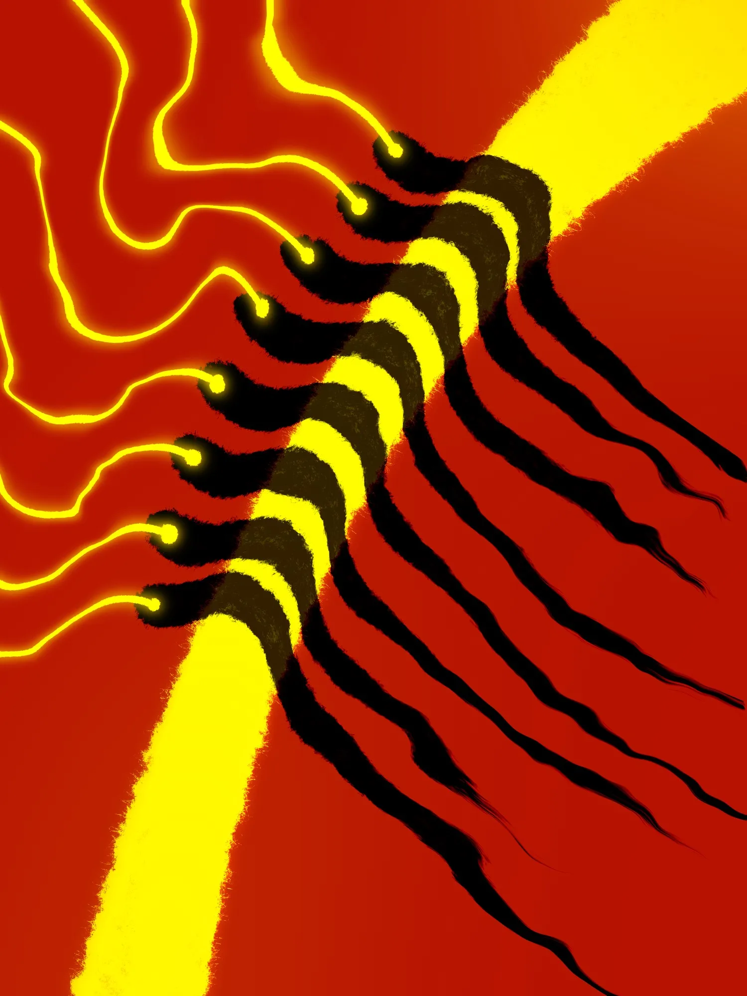 Untitled #4, 2023. Digital art made with Procreate.