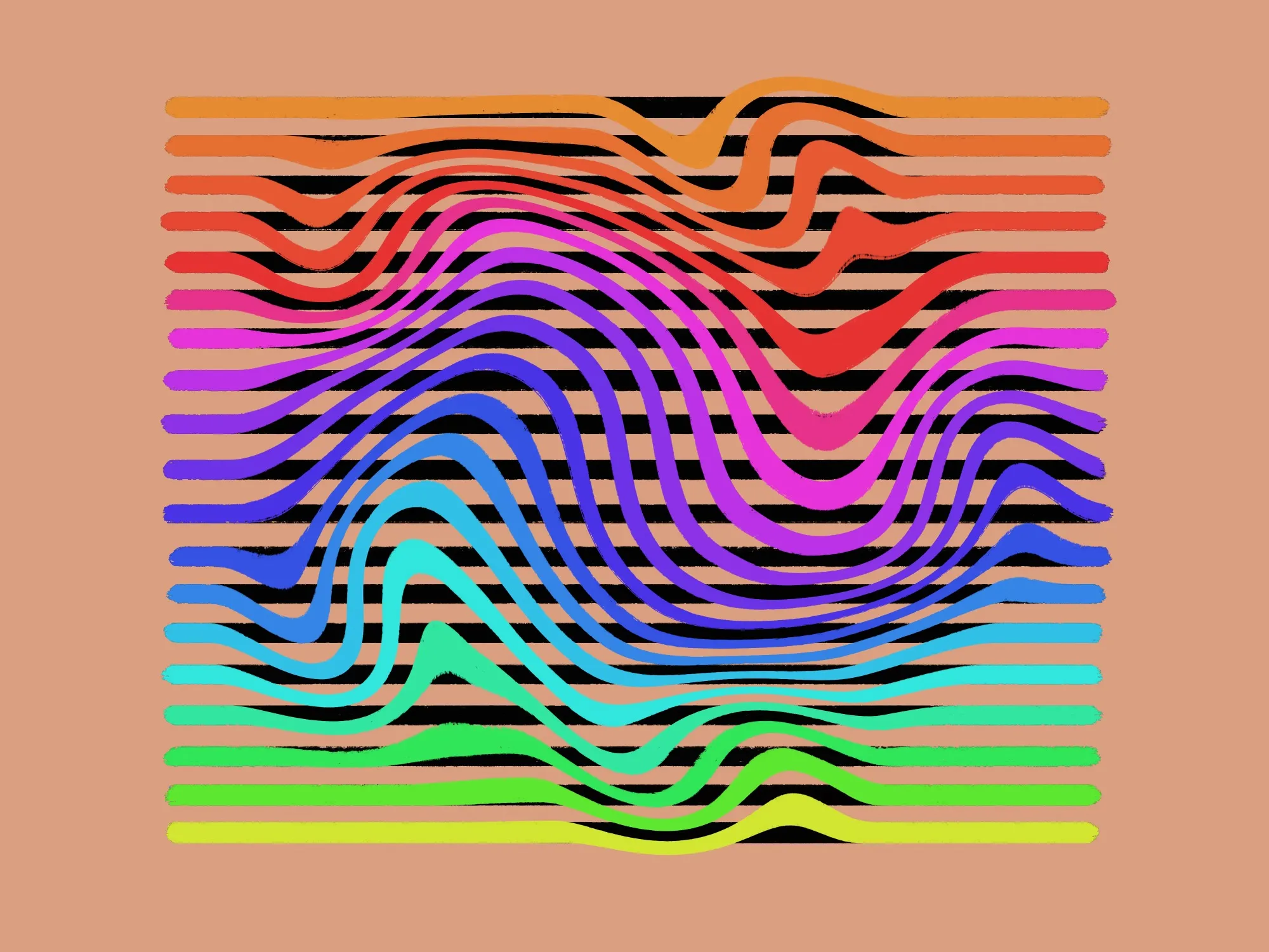 Untitled #6, 2023. Digital art made with Procreate.