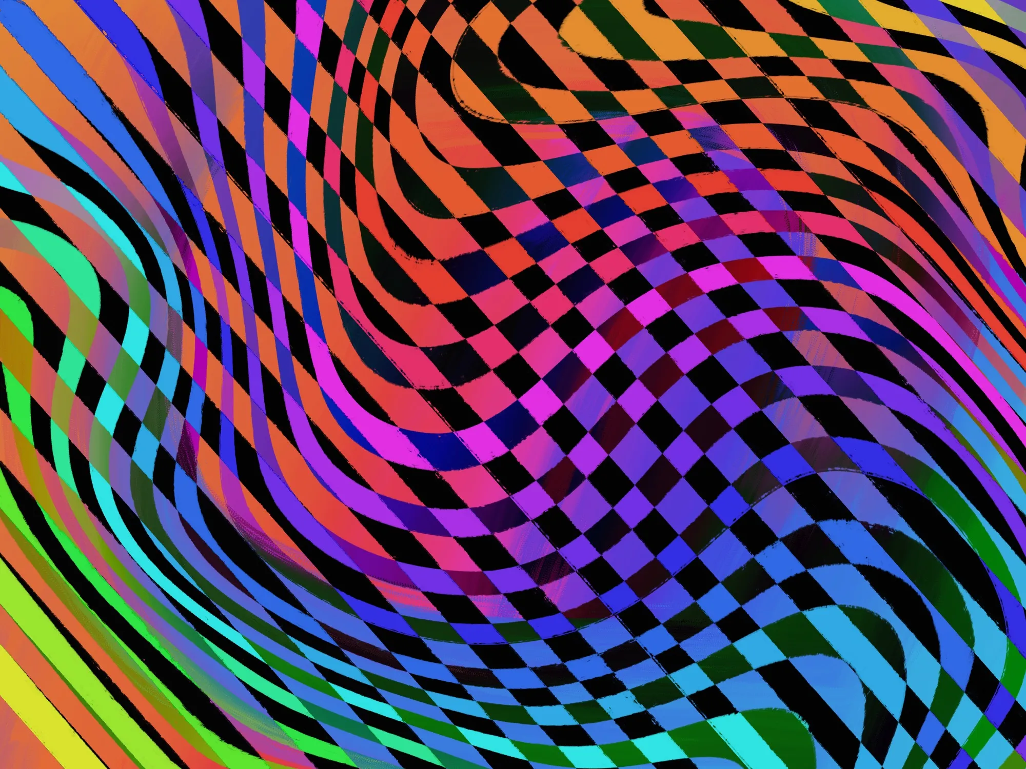 Untitled #7, 2023. Digital art made with Procreate.