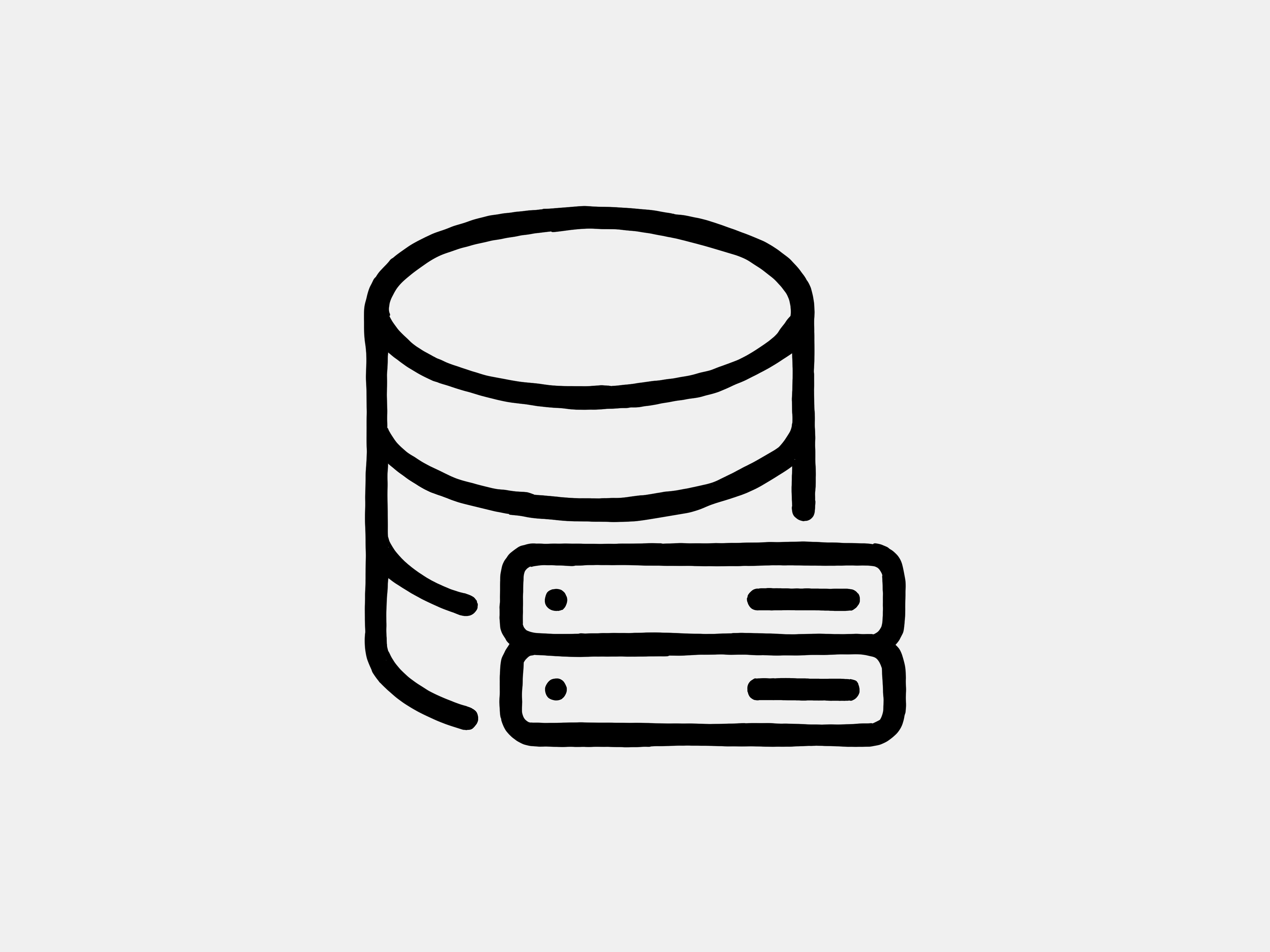 An illustration of a database icon.
